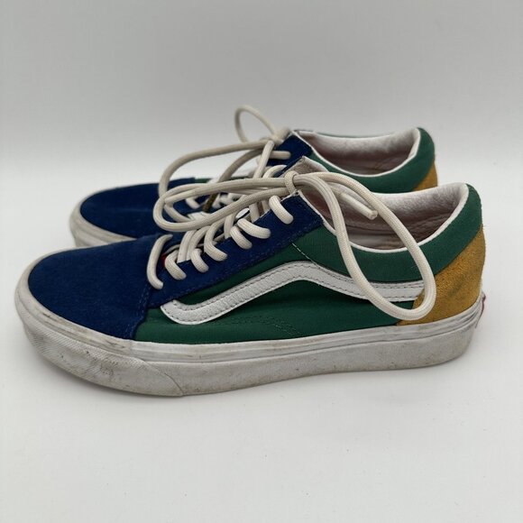 Vans Old Skool Multicolor Suede & Canvas Mens Sneakers Size 5.5 - Picture 2 of 9